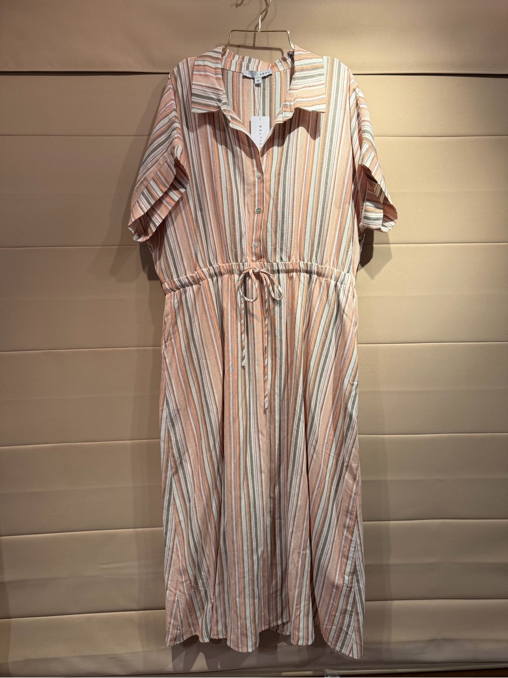 Baltic Born Carole Midi Dress — Multi Stripe